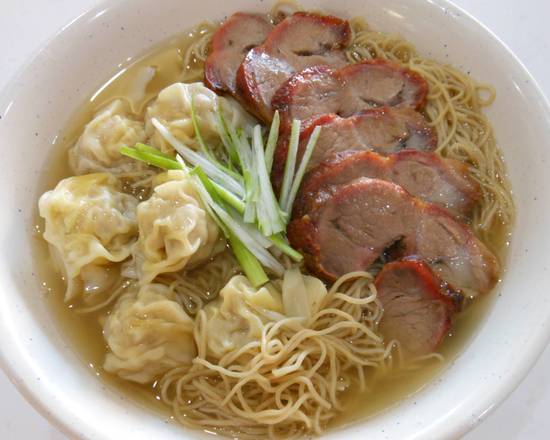 173. BBQ Pork and Wonton with Noodle in Soup 叉燒雲吞麺
